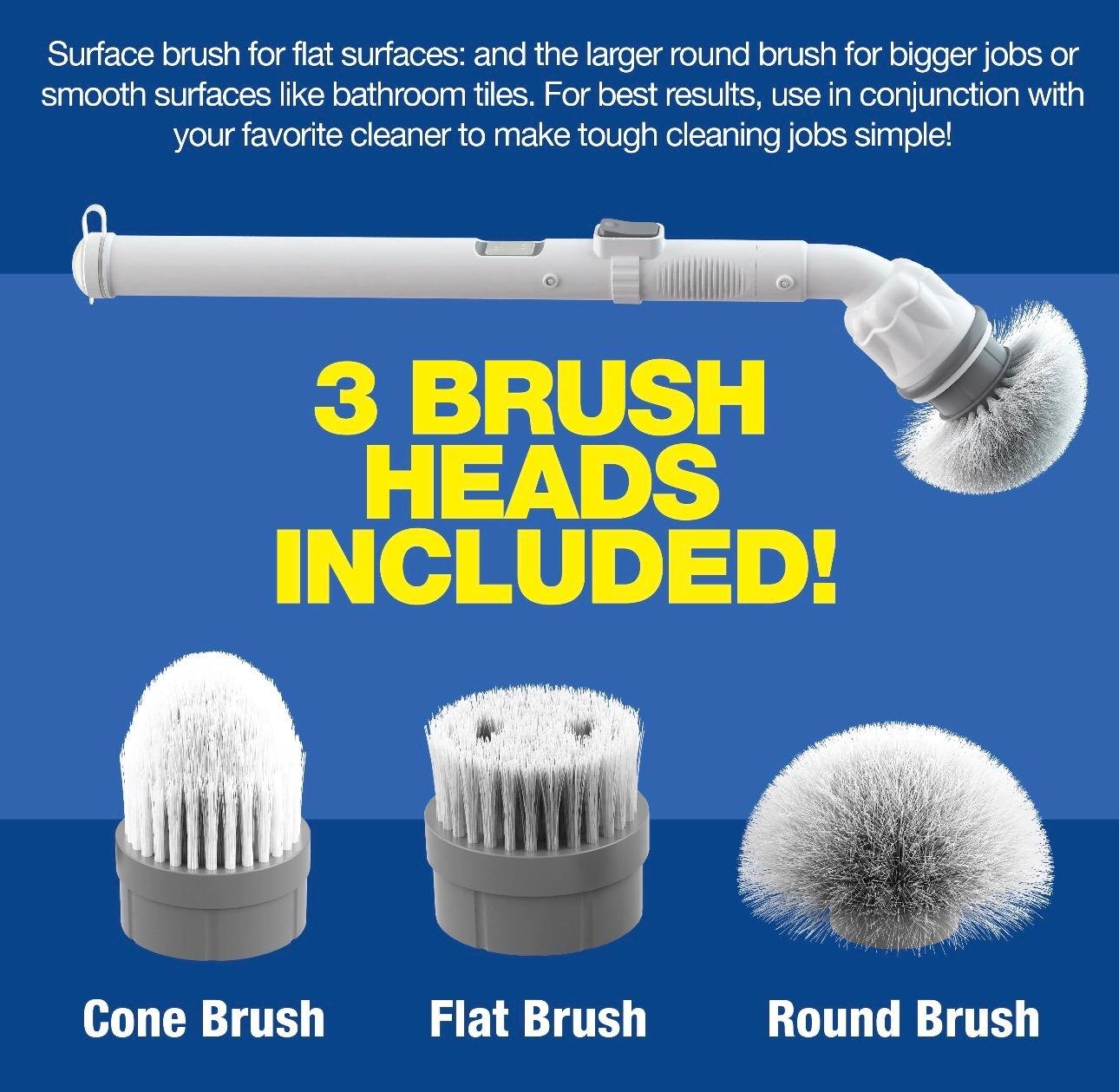 Bell + Howell Scrubtastic rechargeable electric scrubber. - Image 2